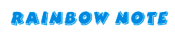 RAINBOWNOTE
