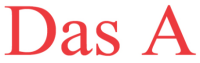 DAS A