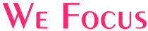 WEFOCUS